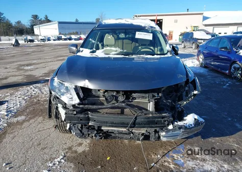 2017 Nissan Rogue Sv из США, поврежденный, VIN KNMAT2MVXHP536101